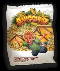 Воздушный рис в карамели