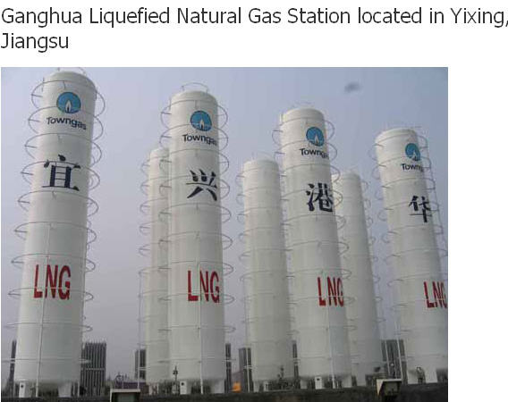 Оборудование для сжиженного газа (СПГ) купить от производителя, цена, фото, купить, Ganghua Liquefied Natural Gas Station located in Yixing, Jiangsu