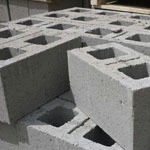 Блок бетонный стеновой усиленный