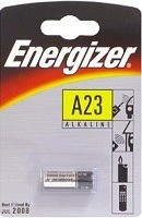 Батарейки алкалиновые Energizer A23-1BL (10/100/7200)