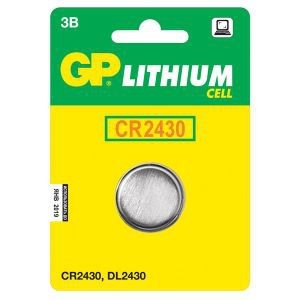 Батарейки литиевые дисковые GP CR2430-B 25/125/750/3000