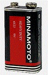 Крона батарейки MINAMOTO 6F22 (9V)