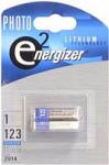 Фотолитиевые батарейки Energizer CR123-1BL (6/60/6480)