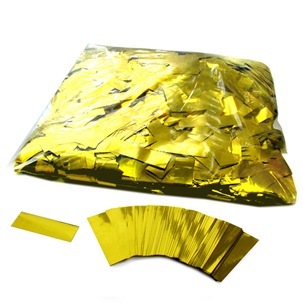 Металлизированное конфетти 17х55мм Золото