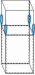 Мешок (биг-бэг) 90х90х140, 4 стропы, плотность 140г/м2, с верхней сборкой