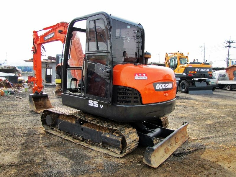 ГУСЕНИЧНЫЙ МИНИ ЭКСКАВАТОР DOOSAN S55V 2007 год