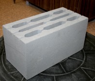 Блок (камень) стеновой бетонный пустотелый
