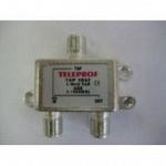 TELEPROF Ответвитель TP106S 108S 110S 112S  116S 120S 124S 1 отвод на 6  8 10 12 16 20 24dB  5 1000 MHz F-разъем