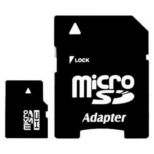 Карта памяти microSDHC 16Gb + переходник