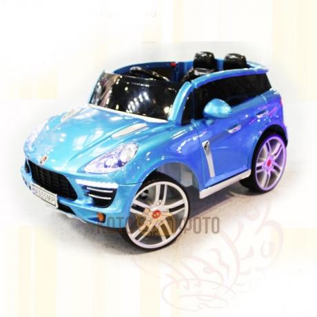 Электромобиль River Toys Porsche Macan A555MP синий металлик VIP