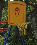 Кольцо баскетбольное с деревянным щитом тип 2