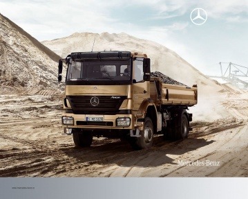 Самосвальные шасси Mercedes-Benz Axor C