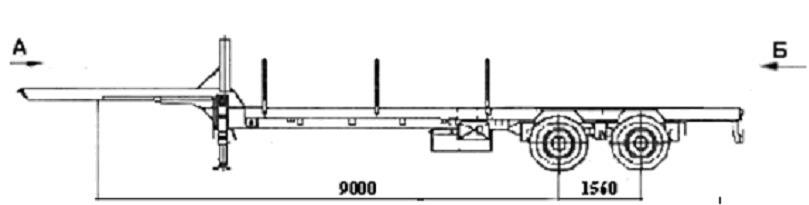 Полуприцеп сортиментовозный 935905