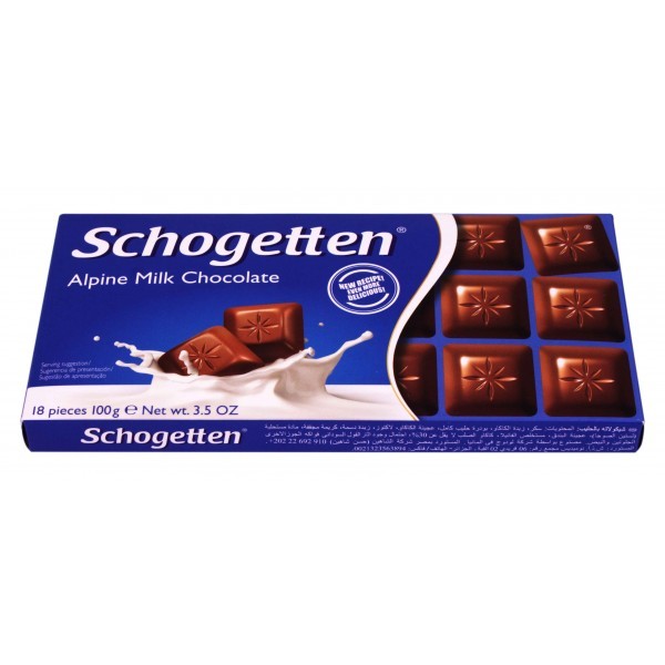 Шоколад Schogetten Alpine Milk Chololate молочн 100г