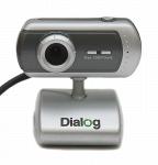 Вебкамера DIALOG WC-03U silver - 350K