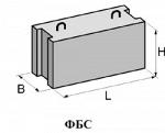 Блок фундаментный