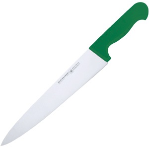 Нож кухонный с зеленой ручкой