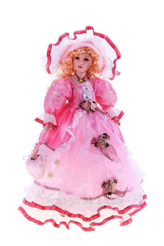 Кукла коллекционная  Барышня Евгения в розовом  55 107066