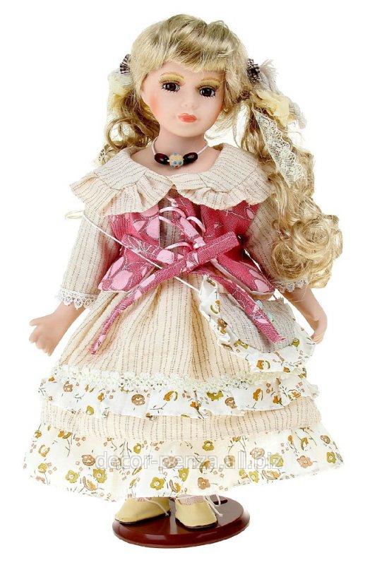Кукла коллекционная  Вероничка с кудряшками  40 см 864209