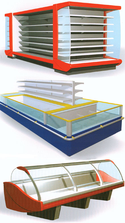 Холодильное оборудование, торгово-выставочное оборудование
