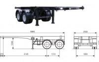 Полуприцеп контейнеровоз СЗАП-9905