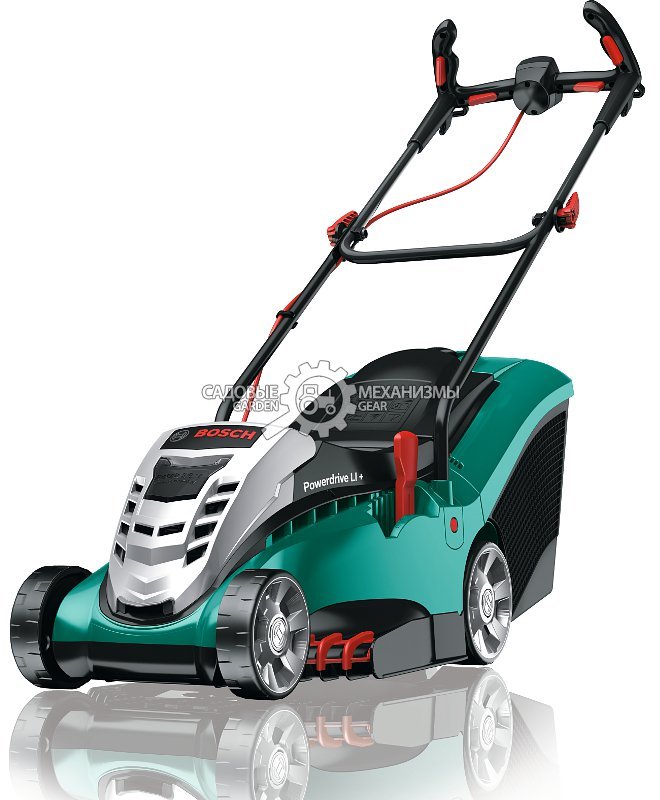 Газонокосилка аккумуляторная Bosch Rotak 37 Li Gen 4 (GBR, 2,6 А/ч., 36B., Li-on, 37 см., пластик, 40 л., 13,9 кг.)