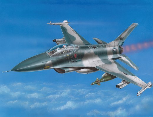 Модели   Многоцелевой самолет F-16A 