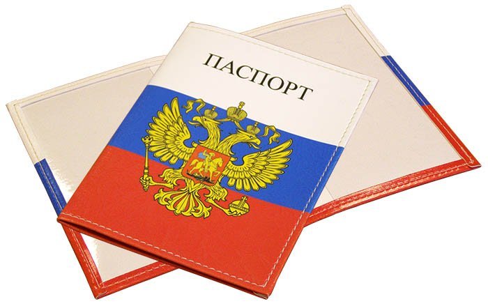 Обложка для паспорта РФ из искусственной кожи (к/ж),  140х100 мм, полноцветная печать по кожзаменителю, пластиковые карманы