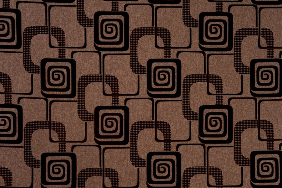 Мебельная ткань флок на рогожке Matiz Labirint