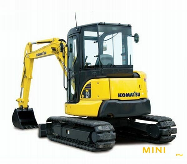 Экскаватор Komatsu с обратной лопатой PC55MR-3