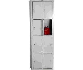Шкаф металлический для одежды ПРАКТИК LE-24