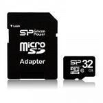 Карта памяти microSD 32 Gb+SD адаптер