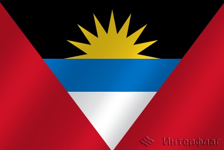 Флаг национальный Антигуа и Барбуда