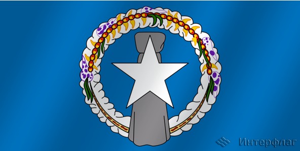 Флаг национальный Северные Марианские острова