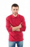 Рубашка Поло (Polo) с длинным рукавом, Артикул РМ0120301031, цвет бордовый