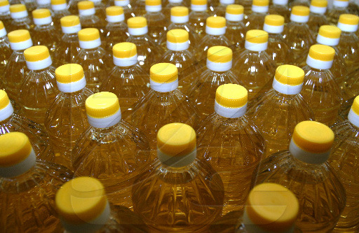 Подсолнечное масло в бутылках, нерафинированное