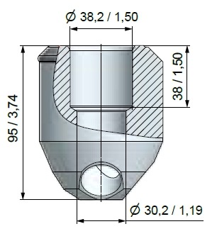 Державка для резца D38