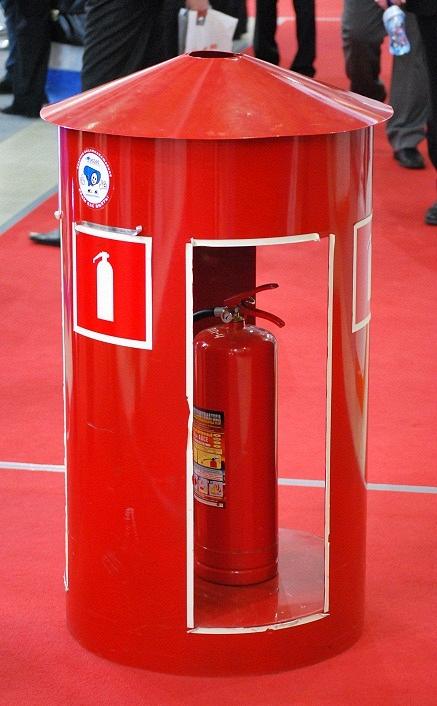 Шкафы для огнетушителей, подставки для огнетушителя
