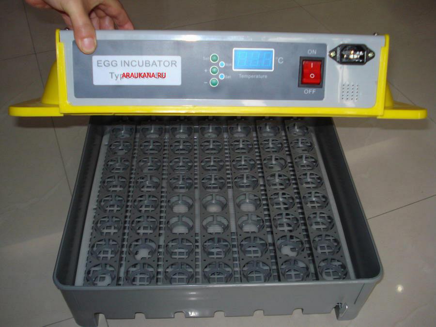 Универсальный инкубатор на 56 куриных яиц.