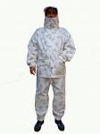 "Маскхалат - ветрозащитный костюм "Призрак" Снег"