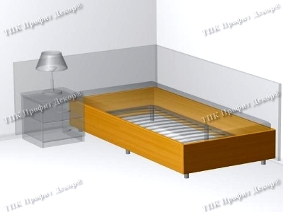 Кровать односпальная Line