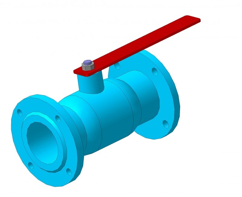 Шаровой кран фланцевый