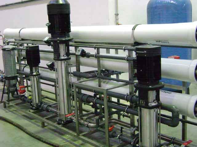 Мембранный блок системы очистки сточных вод Борского стекольного завода
