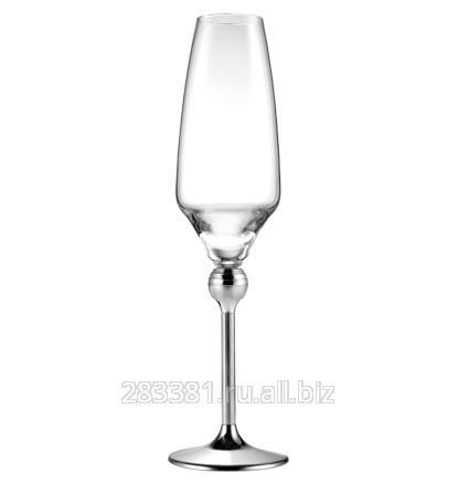 Фужеры для шампанского - игристого вина с металлическими ножками - 6 ш  арт. LS-023-3