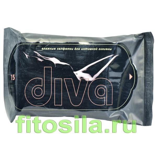 Салфетки BLACK-Premium влажные для интимной гигиены Дива №15