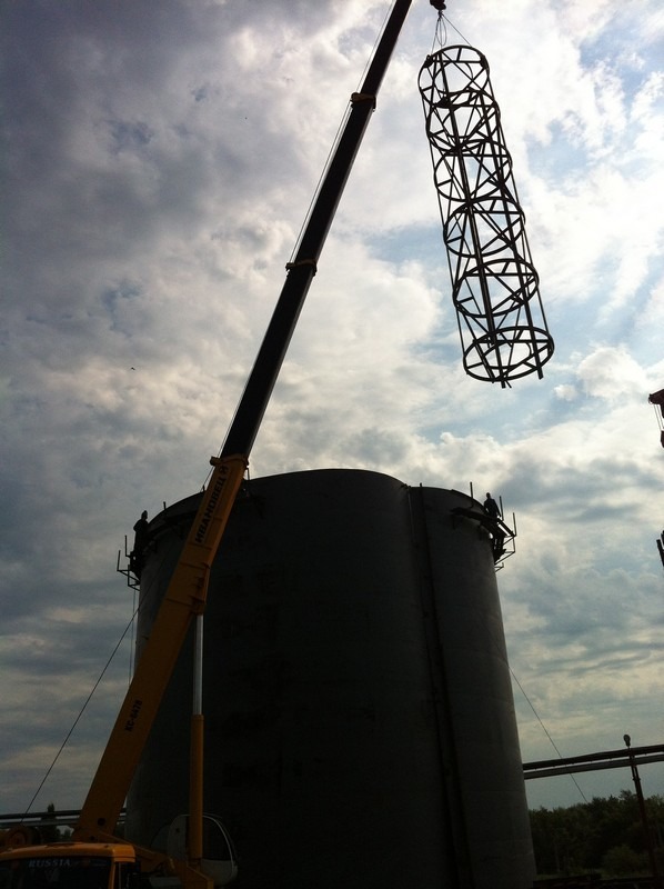 Резервуар вертикальный стальной объем 5000 куб. метров РВС 5000