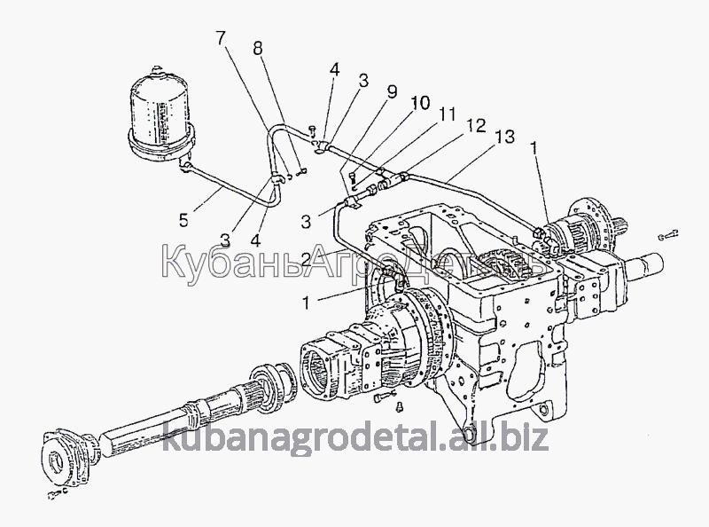 Запчасти для сельхозтехники МТЗ-1222/1523 Конечная передача (смазка)