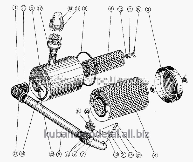 Запчасти для сельхозтехники МТЗ-1222/1523 Тракт воздухоподводящий