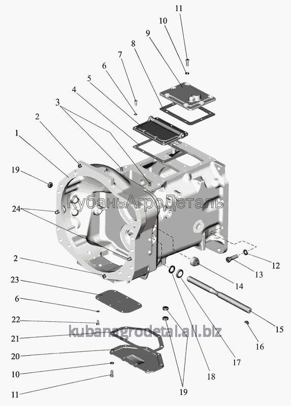 Запчасти для сельхозтехники МТЗ-510/512, 520/522 Корпус сцепления