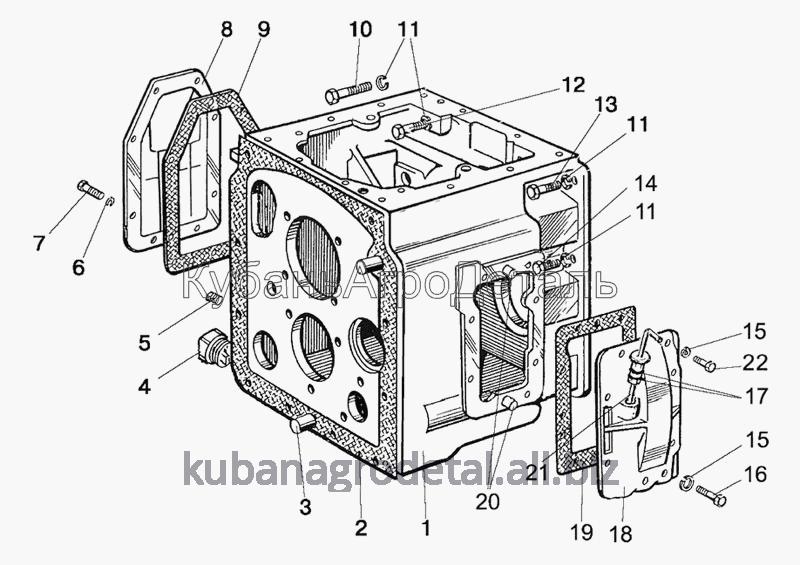Запчасти для сельхозтехники МТЗ-510/512, 520/522 Коробка передач. Корпус коробки передач